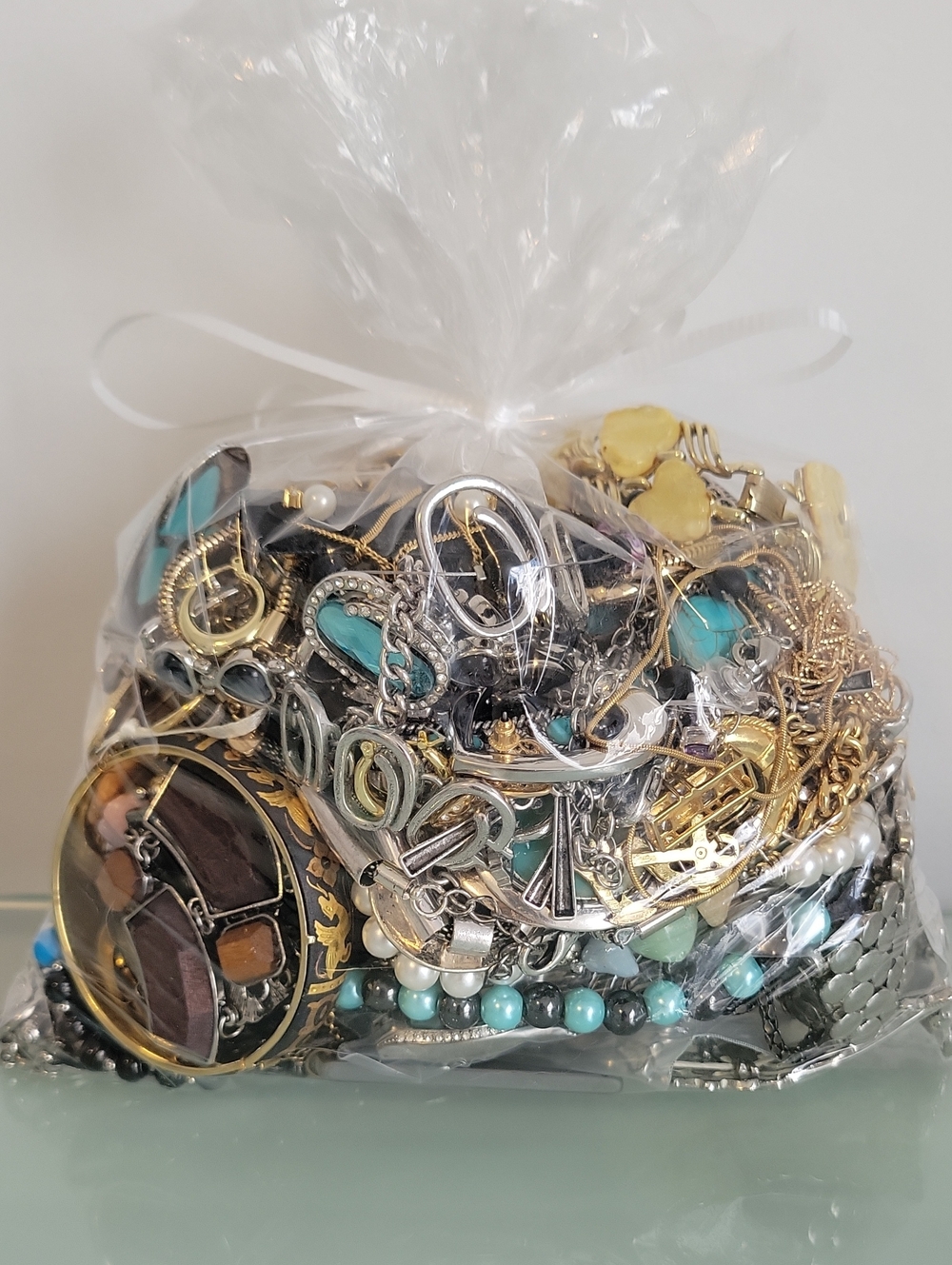 Mixed Mystery Bag Of Costume Jewelry 4 Lbs